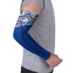 Personalized North Melbourne Kangaroos Arm Sleeves Polynesian Tribal Pattern Heritage Football