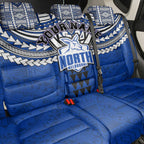 Personalized North Melbourne Kangaroos Back Car Seat Cover Polynesian Tribal Pattern Heritage Football