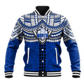Personalized North Melbourne Kangaroos Baseball Jacket Polynesian Tribal Pattern Heritage Football