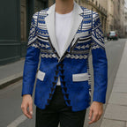 Personalized North Melbourne Kangaroos Blazer Polynesian Tribal Pattern Heritage Football