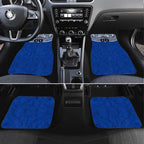 Personalized North Melbourne Kangaroos Car Mats Polynesian Tribal Pattern Heritage Football