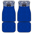 Personalized North Melbourne Kangaroos Car Mats Polynesian Tribal Pattern Heritage Football