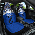 Personalized North Melbourne Kangaroos Car Seat Cover Polynesian Tribal Pattern Heritage Football
