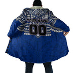 Personalized North Melbourne Kangaroos Cloak Polynesian Tribal Pattern Heritage Football