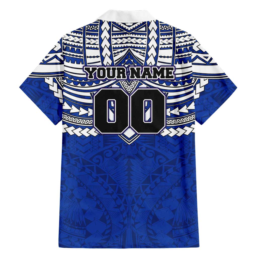 Personalized North Melbourne Kangaroos Family Matching Summer Maxi Dress and Hawaiian Shirt Polynesian Tribal Pattern Heritage Football