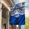 Personalized North Melbourne Kangaroos Garden Flag Polynesian Tribal Pattern Heritage Football