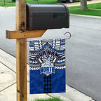 Personalized North Melbourne Kangaroos Garden Flag Polynesian Tribal Pattern Heritage Football