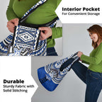 Personalized North Melbourne Kangaroos Grocery Bag Polynesian Tribal Pattern Heritage Football