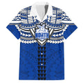 Personalized North Melbourne Kangaroos Hawaiian Shirt Polynesian Tribal Pattern Heritage Football
