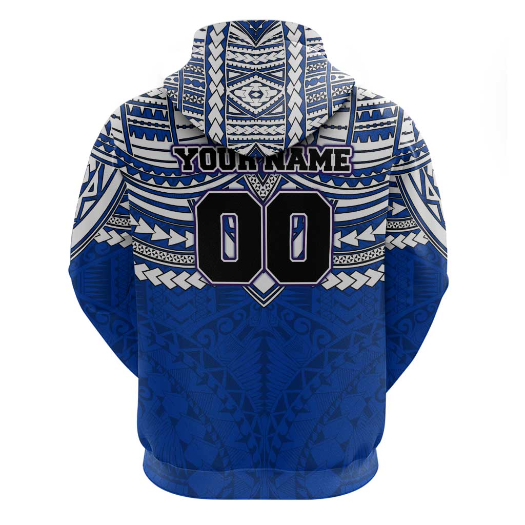 Personalized North Melbourne Kangaroos Hoodie Polynesian Tribal Pattern Heritage Football