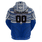 Personalized North Melbourne Kangaroos Hoodie Polynesian Tribal Pattern Heritage Football