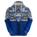 Personalized North Melbourne Kangaroos Hoodie Polynesian Tribal Pattern Heritage Football
