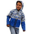 Personalized North Melbourne Kangaroos Kid Hoodie Polynesian Tribal Pattern Heritage Football