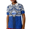 Personalized North Melbourne Kangaroos Kid Polo Shirt Polynesian Tribal Pattern Heritage Football