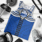 Personalized North Melbourne Kangaroos Men Tank Top Polynesian Tribal Pattern Heritage Football