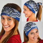 Personalized North Melbourne Kangaroos Neck Gaiter Polynesian Tribal Pattern Heritage Football