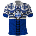 Personalized North Melbourne Kangaroos Polo Shirt Polynesian Tribal Pattern Heritage Football