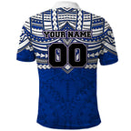 Personalized North Melbourne Kangaroos Polo Shirt Polynesian Tribal Pattern Heritage Football