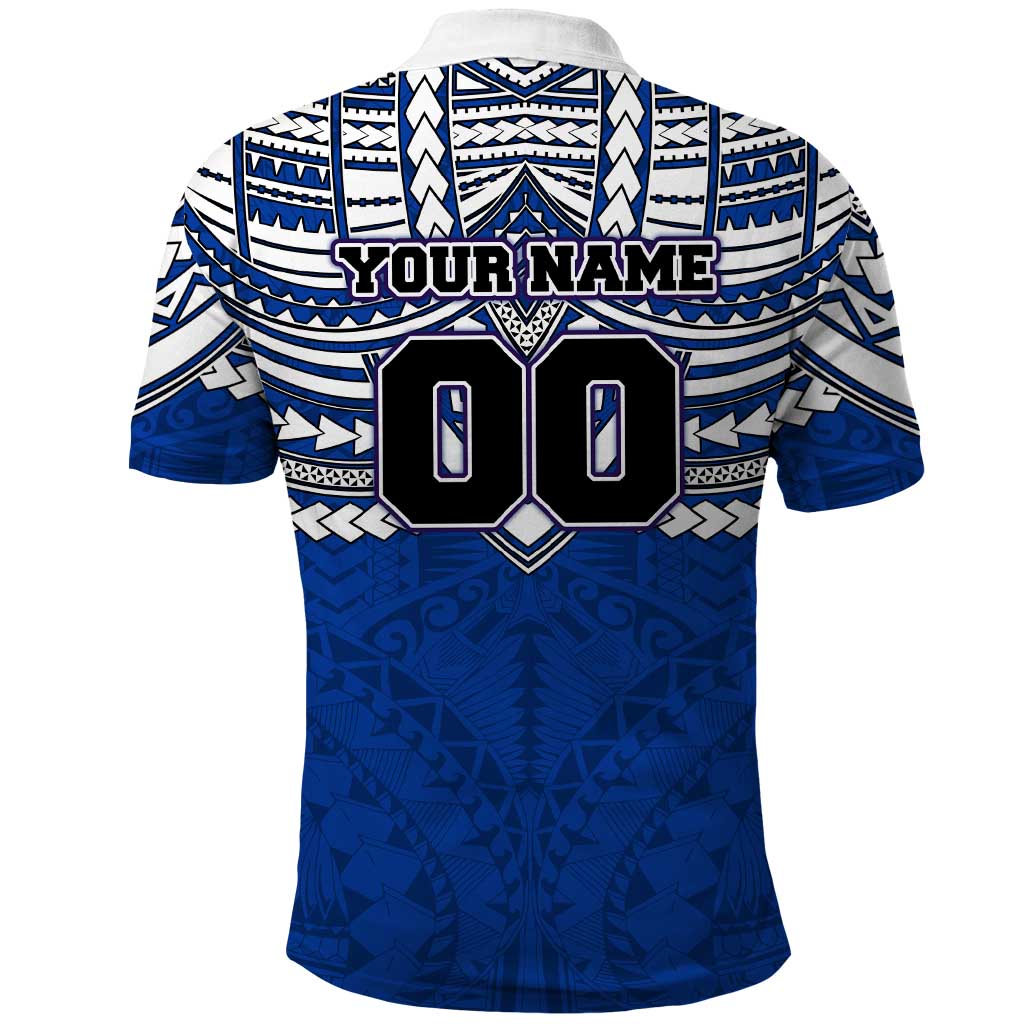 Personalized North Melbourne Kangaroos Polo Shirt Polynesian Tribal Pattern Heritage Football