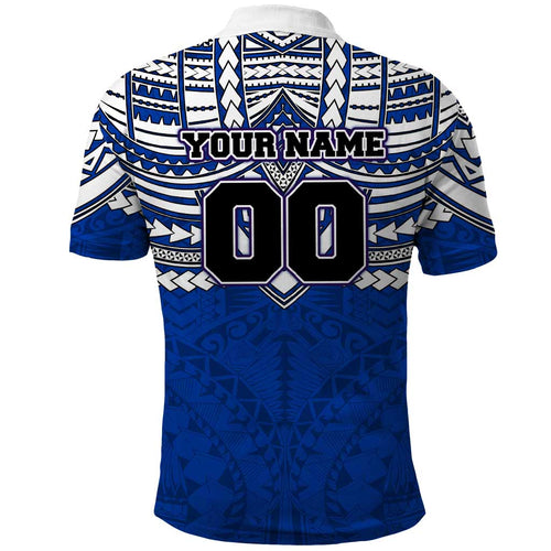 Personalized North Melbourne Kangaroos Polo Shirt Polynesian Tribal Pattern Heritage Football
