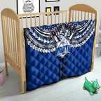 Personalized North Melbourne Kangaroos Quilt Polynesian Tribal Pattern Heritage Football