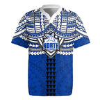 Personalized North Melbourne Kangaroos Rugby Jersey Polynesian Tribal Pattern Heritage Football