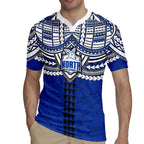 Personalized North Melbourne Kangaroos Rugby Jersey Polynesian Tribal Pattern Heritage Football
