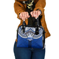 Personalized North Melbourne Kangaroos Shoulder Handbag Polynesian Tribal Pattern Heritage Football
