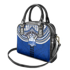 Personalized North Melbourne Kangaroos Shoulder Handbag Polynesian Tribal Pattern Heritage Football