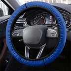 North Melbourne Kangaroos Steering Wheel Cover Polynesian Tribal Pattern Heritage Football