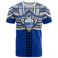 Personalized North Melbourne Kangaroos T Shirt Polynesian Tribal Pattern Heritage Football
