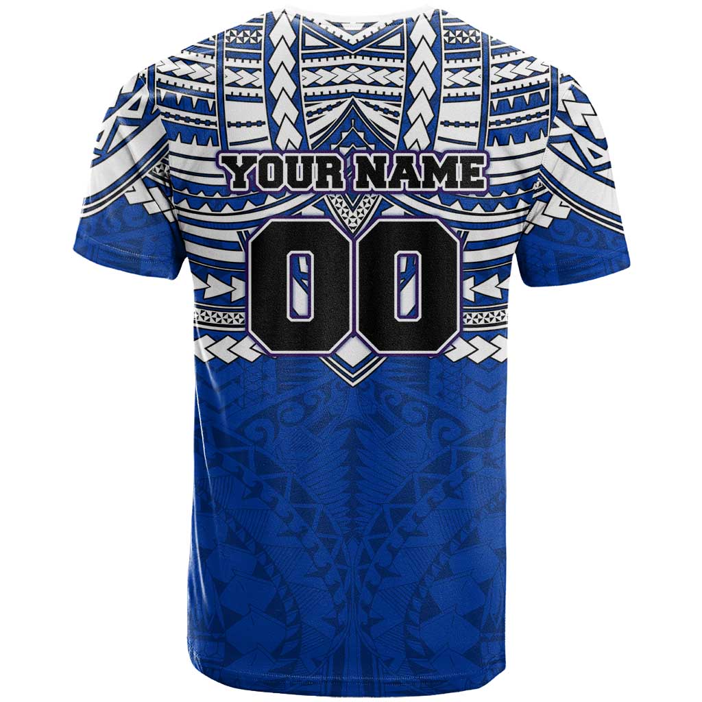 Personalized North Melbourne Kangaroos T Shirt Polynesian Tribal Pattern Heritage Football