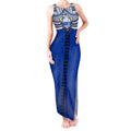 Personalized North Melbourne Kangaroos Tank Maxi Dress Polynesian Tribal Pattern Heritage Football