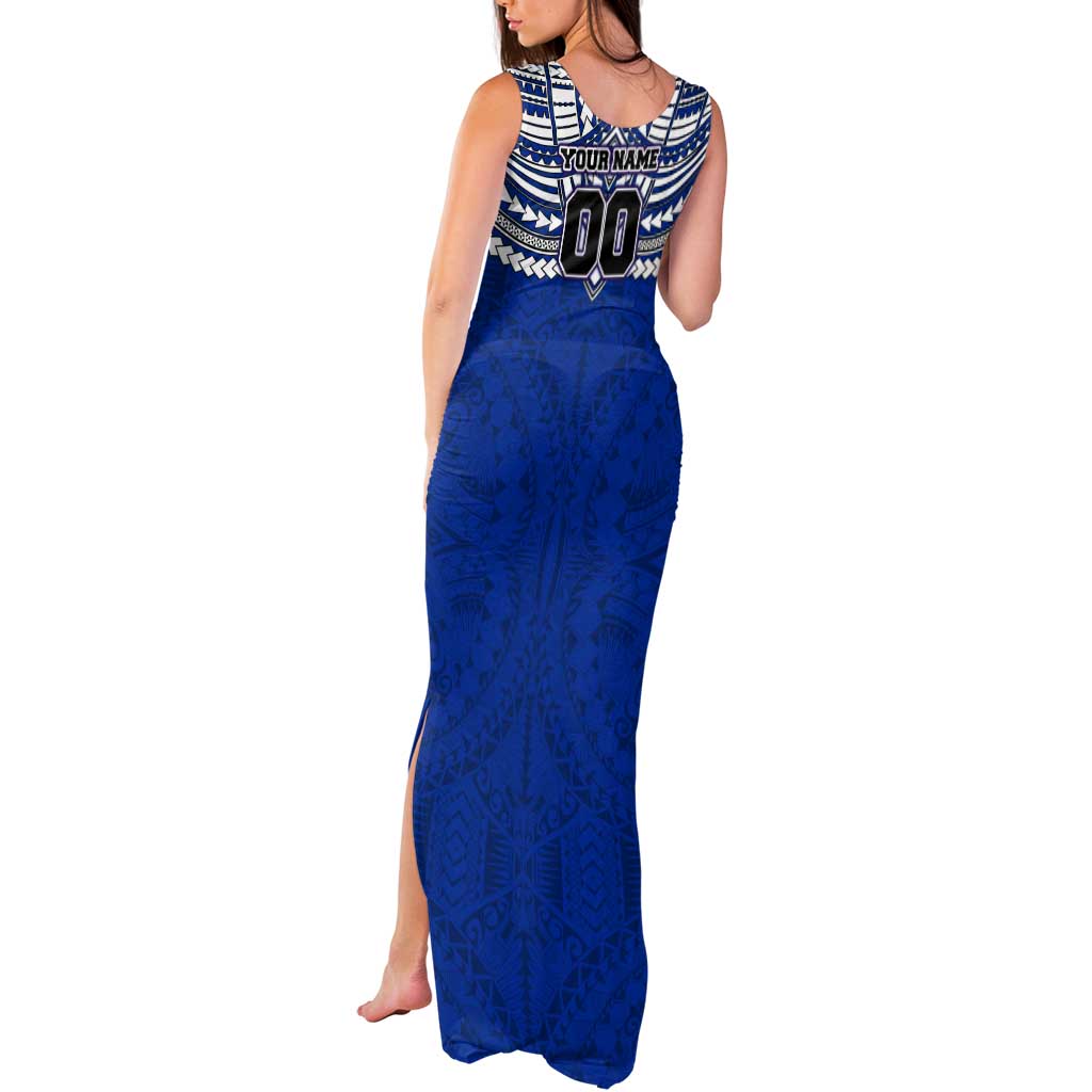 Personalized North Melbourne Kangaroos Tank Maxi Dress Polynesian Tribal Pattern Heritage Football