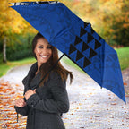 Personalized North Melbourne Kangaroos Umbrella Polynesian Tribal Pattern Heritage Football
