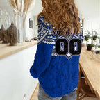 Personalized North Melbourne Kangaroos Women Casual Shirt Polynesian Tribal Pattern Heritage Football