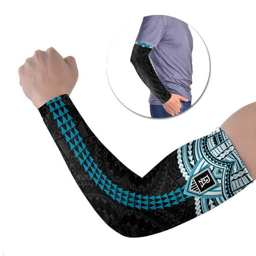 Personalized Port Adelaide Power Arm Sleeves Polynesian Tribal Pattern Heritage Football
