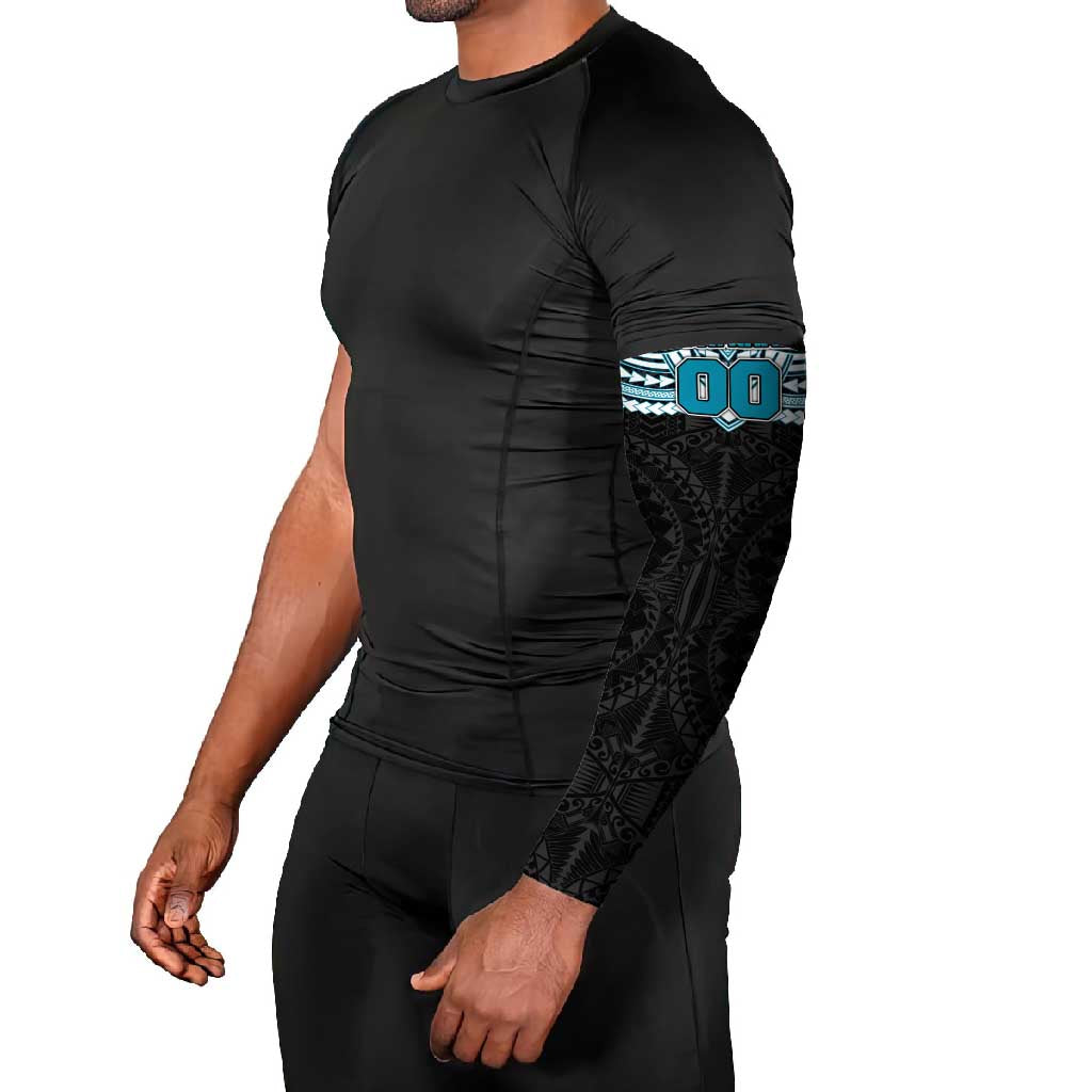 Personalized Port Adelaide Power Arm Sleeves Polynesian Tribal Pattern Heritage Football