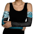 Personalized Port Adelaide Power Arm Sleeves Polynesian Tribal Pattern Heritage Football