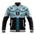 Personalized Port Adelaide Power Baseball Jacket Polynesian Tribal Pattern Heritage Football
