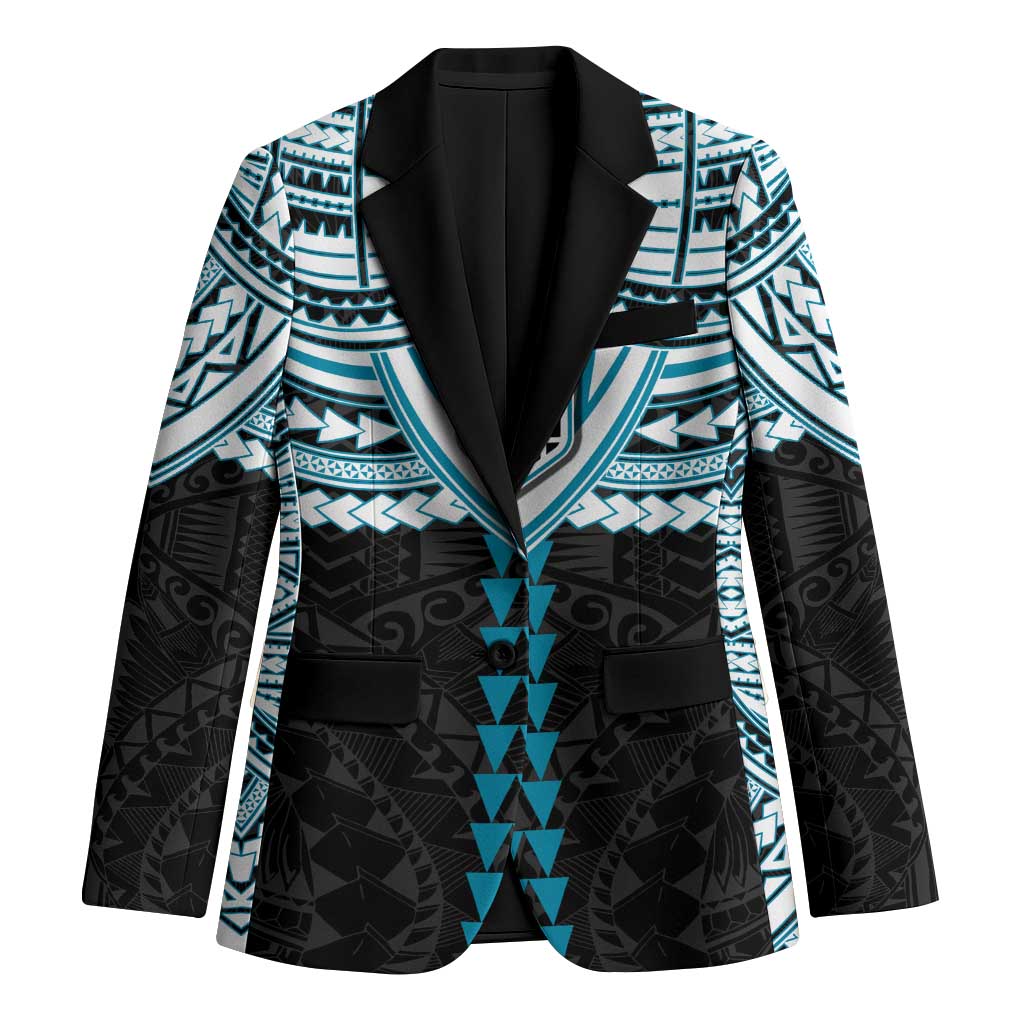 Personalized Port Adelaide Power Blazer Polynesian Tribal Pattern Heritage Football