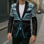 Personalized Port Adelaide Power Blazer Polynesian Tribal Pattern Heritage Football