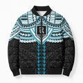 Personalized Port Adelaide Power Bomber Puffer Jacket Polynesian Tribal Pattern Heritage Football