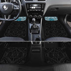 Personalized Port Adelaide Power Car Mats Polynesian Tribal Pattern Heritage Football