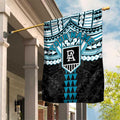 Personalized Port Adelaide Power Garden Flag Polynesian Tribal Pattern Heritage Football
