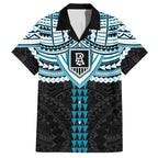 Personalized Port Adelaide Power Hawaiian Shirt Polynesian Tribal Pattern Heritage Football