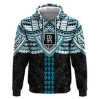 Personalized Port Adelaide Power Hoodie Polynesian Tribal Pattern Heritage Football