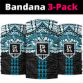 Personalized Port Adelaide Power Neck Gaiter Polynesian Tribal Pattern Heritage Football