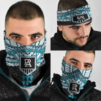 Personalized Port Adelaide Power Neck Gaiter Polynesian Tribal Pattern Heritage Football