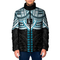 Personalized Port Adelaide Power Padded Jacket Polynesian Tribal Pattern Heritage Football